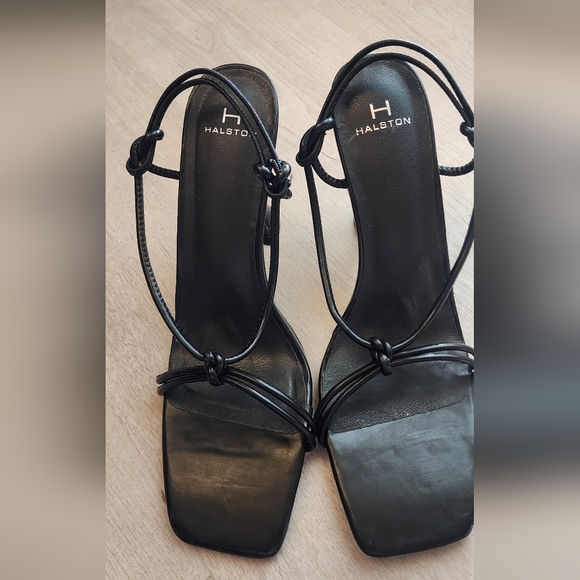 H by Halston Picasso Lace-up Dress Sandals Heels - Picture 5 of 11